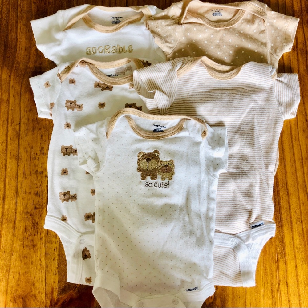 5 pack bodysuits